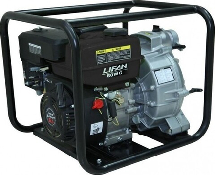 Мотопомпа бензиновая LIFAN 80WG для грязной воды 80WG