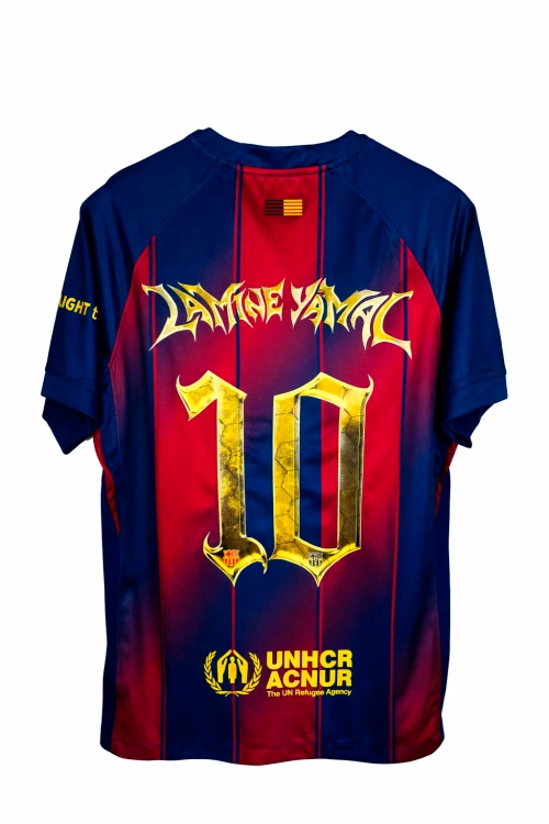 Футболка футбольная Барселона 2025/2026 Ламин Ямаль 10