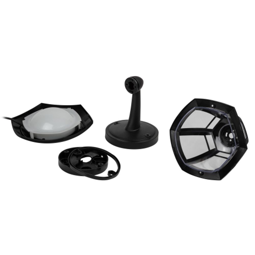 Садово-парковый светильник ЭРА «Дели 1» ДБУ 07-8-005 черный 6-гранный настенный IP44 светодиодный 8Вт 3000K