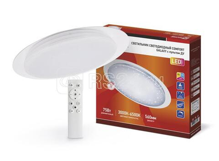 Свет-к светод. IN HOME 75Вт COMFORT GALAXY 3000-6500К 6000Лм 560*55мм с пульт.ДУ