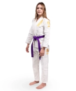 Кимоно женское Tatami BJJ LADIES PRO SERIES - WHITE & CHAMPION GOLD