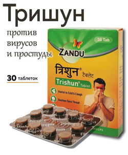 Тришун от температуры и простуды trishun Zhandu