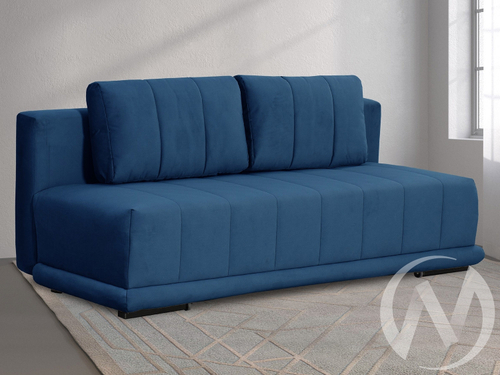 Диван прямой Флорида (БД) Карат 33 (синий однотон)