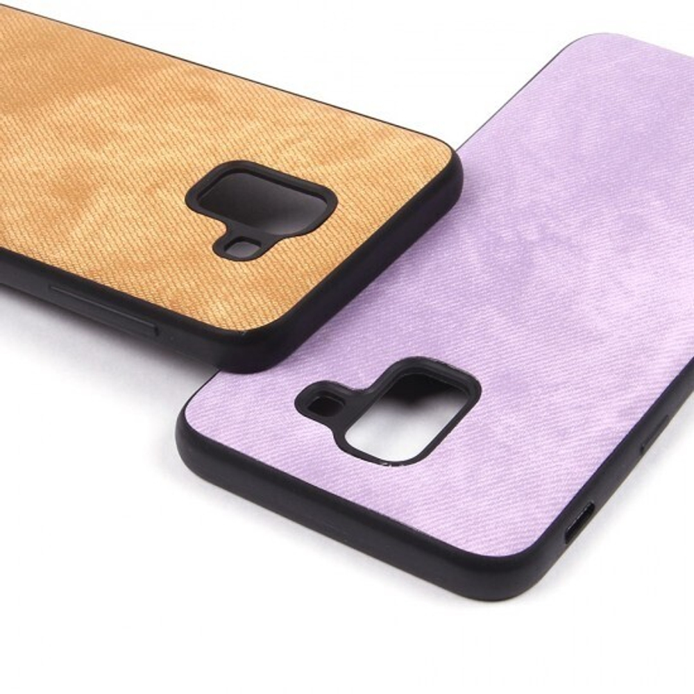 Чехол текстильный для Samsung Galaxy J6 (2018), 010817 Бордовый