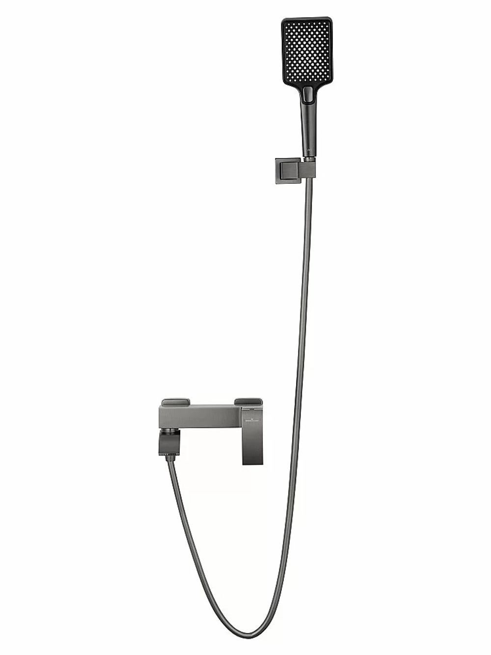 Смеситель для ванны с душем WONZON & WOGHAND FIT WW-88639009-BGM темный графит