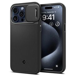 Чехол Spigen Optik Armor MagFit для iPhone 15 Pro Max (ACS06599) Black