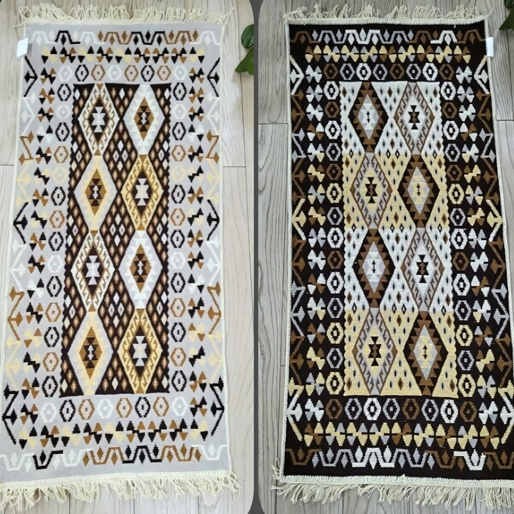 Коврик интерьерный с бахромой VOSTOK 60*120 (двухсторонний)