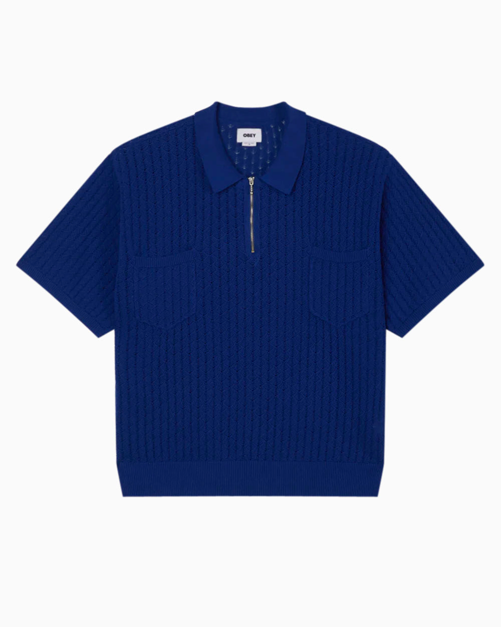 Джемпер-поло к/р Obey Grant Quater Zip Sweater