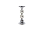22-86642S Подсвечник никелированный d11*26см