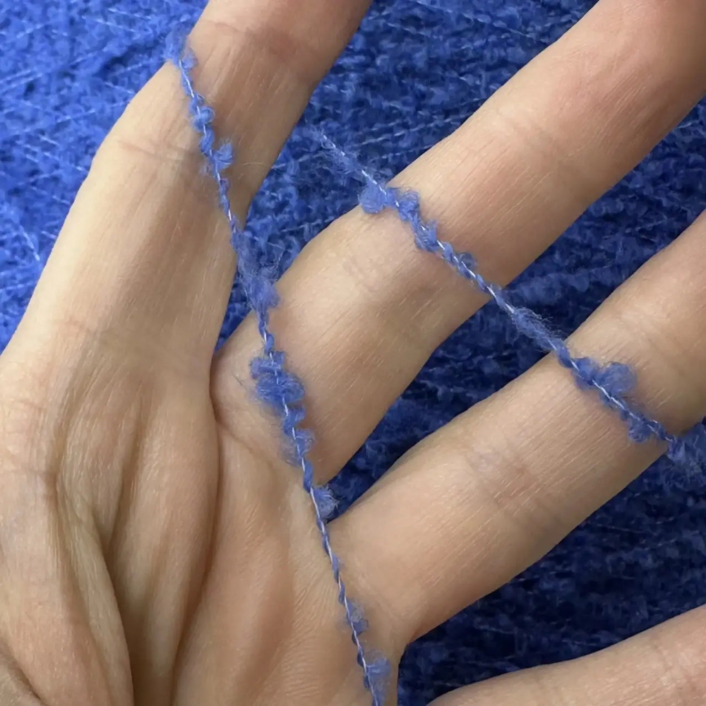 APACHE - Pecci Filati; 60% альпака, 25% меринос, 15% п/а; 450м/100гр; col. 515, цвет: синий; S714