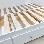 Кровать-тахта выдвижная двуспальная с ящиками КАНТРИ (IKEA HEMNES), 80х200, белый
