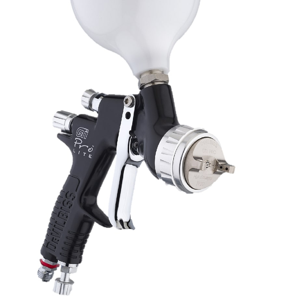 Краскопульт пневматический DeVILBISS GTI PRO LITE TE20 1,2 мм черный