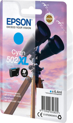 Epson 502XL Подлинный Голубой 1 шт C13T02W24020
