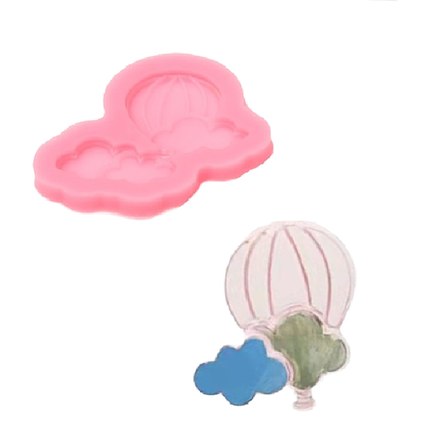 Молд «Шар в облаках», 7,5×6,2×0,7 см, цвет МИКС