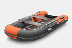 Надувная лодка GLADIATOR B420 оранжево-темносерый