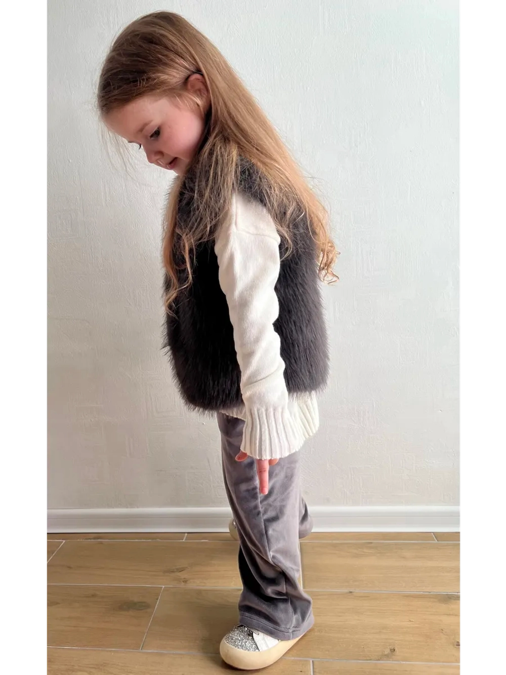 Жилет из искусственного меха