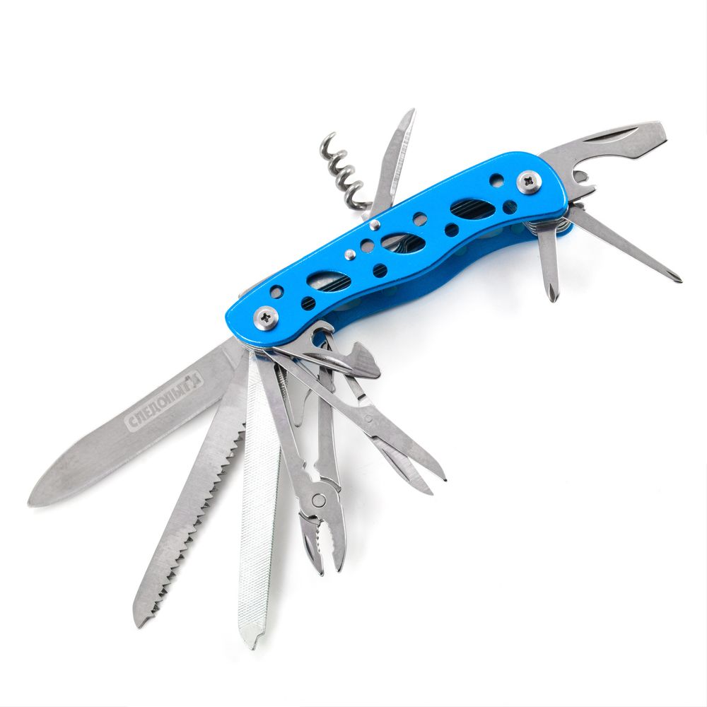 Мультитул &quot;СЛЕДОПЫТ&quot;, бол., 11 предметов, в чехле, в коробке/120/