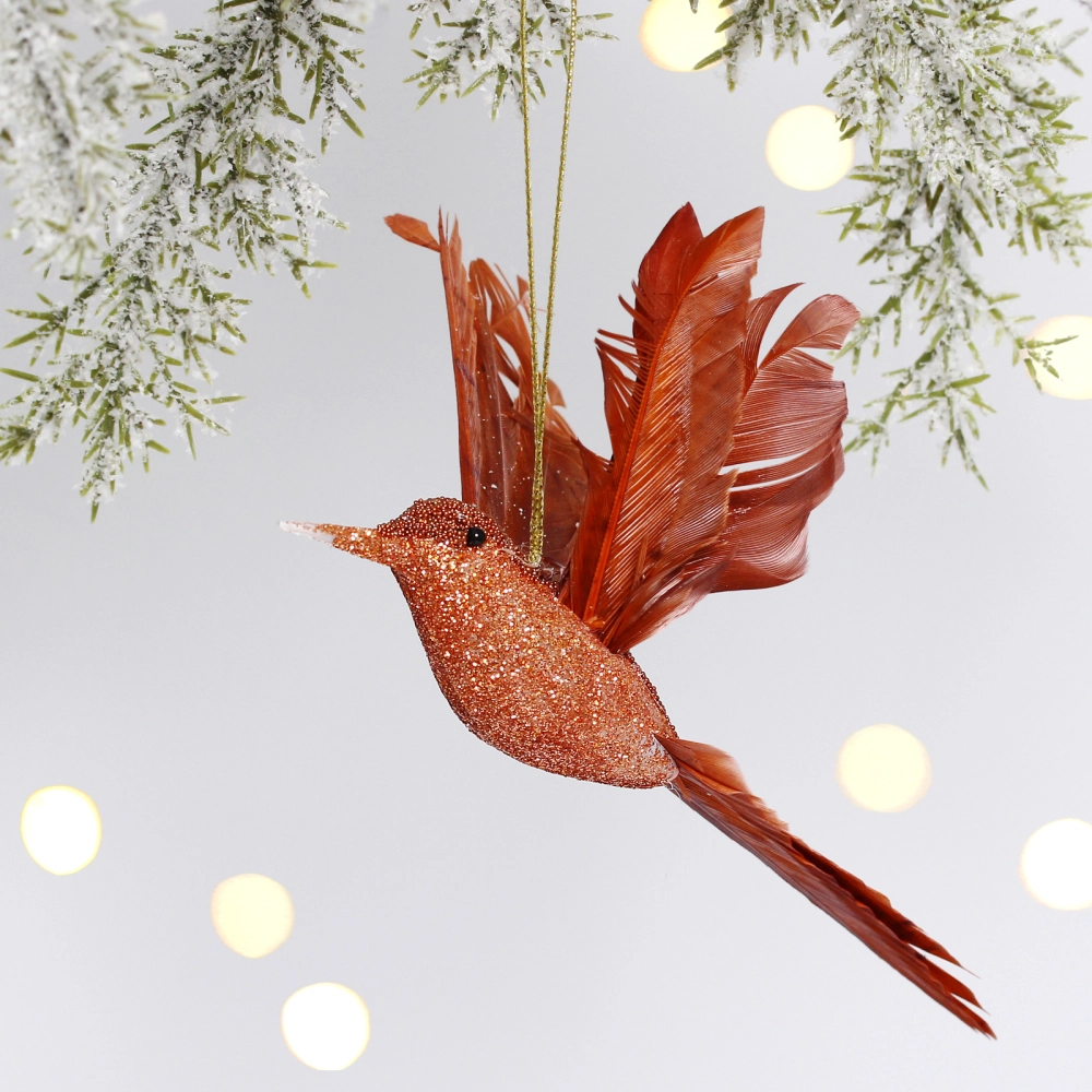 Украшение новогоднее «Колибри» 2,5*7*13 см, Шоколад