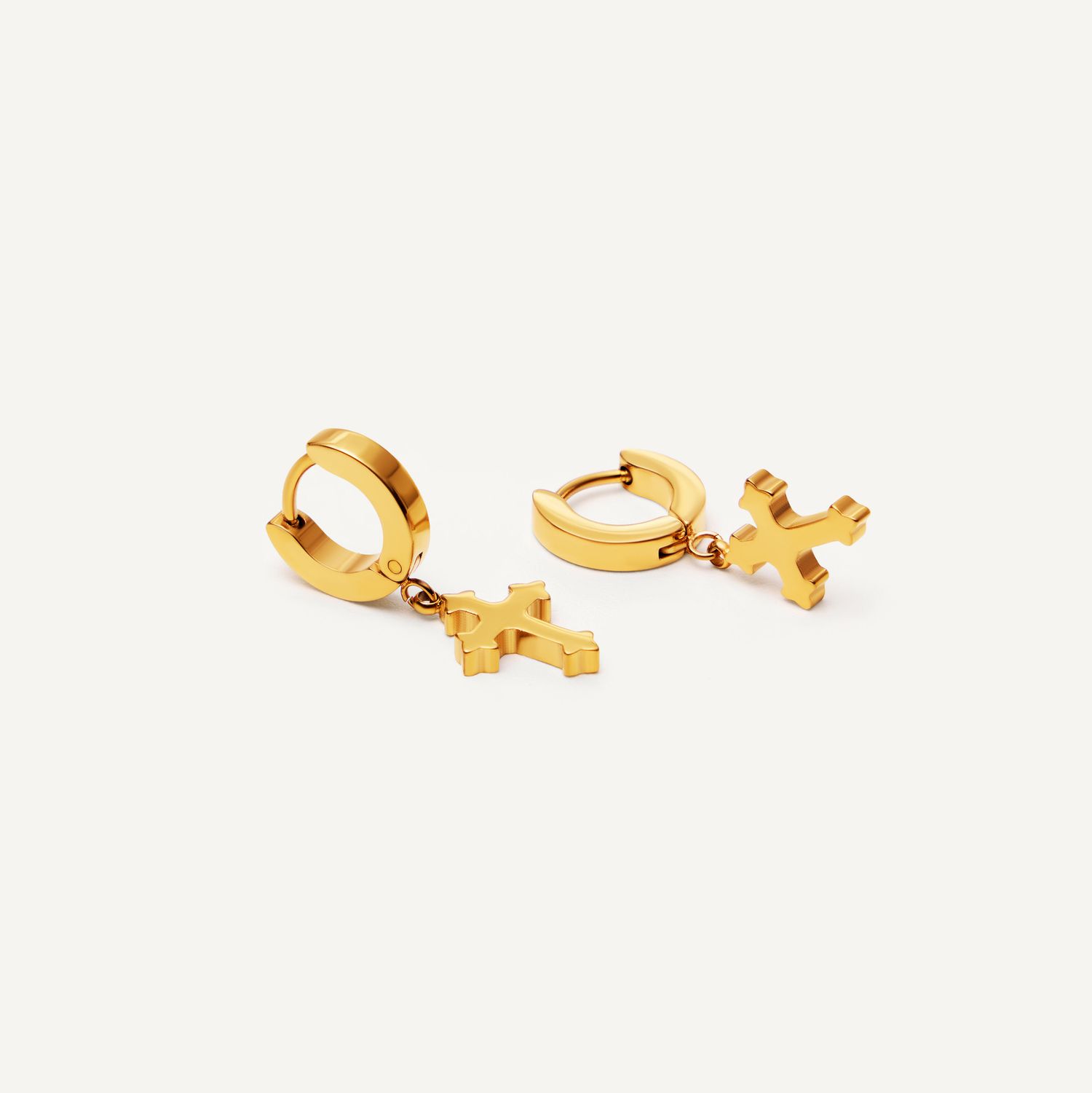 Серьги Ortho Cross Earrings – Gold