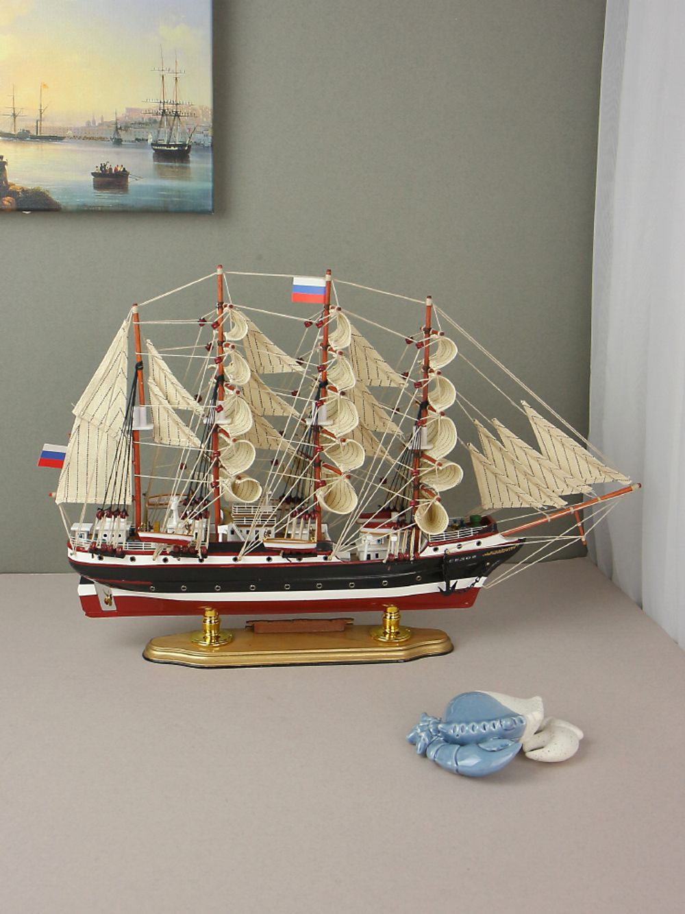 Meteor Lights Модель парусника Седов 52 см