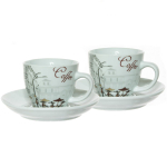 Набор чайный керам, 12 пр, 6 перс, 180 мл, Монмартр, RS097-324J, подар уп