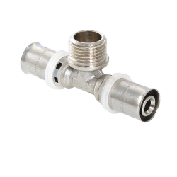 Тройник пресс Valtec VTm.233.N.200520 НР 20х3/4"х20