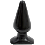Анальная пробка Butt Plugs Smooth Classic Large - 14 см. (Цвет: черный)