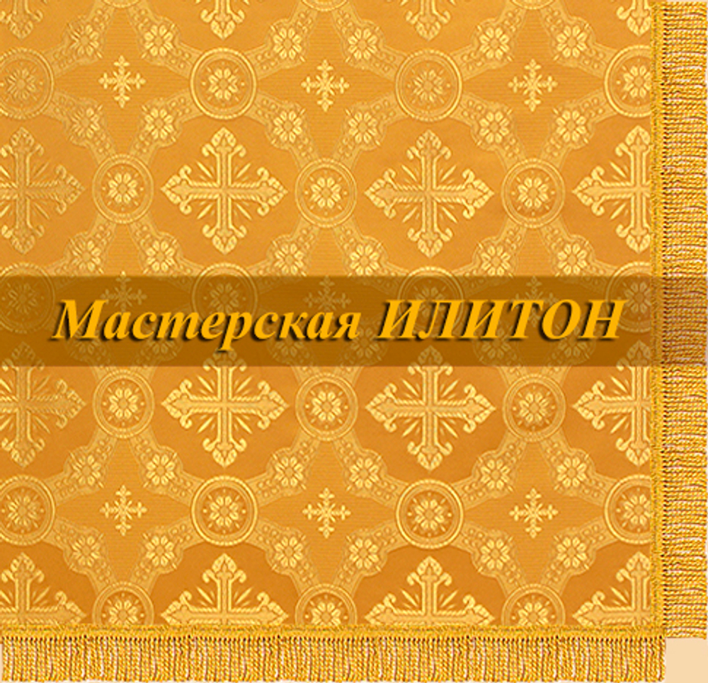 пелена шелк желтая. На заказ любой размер. Размер 140 на 140 см.
