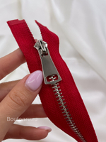 Молния красная серебро