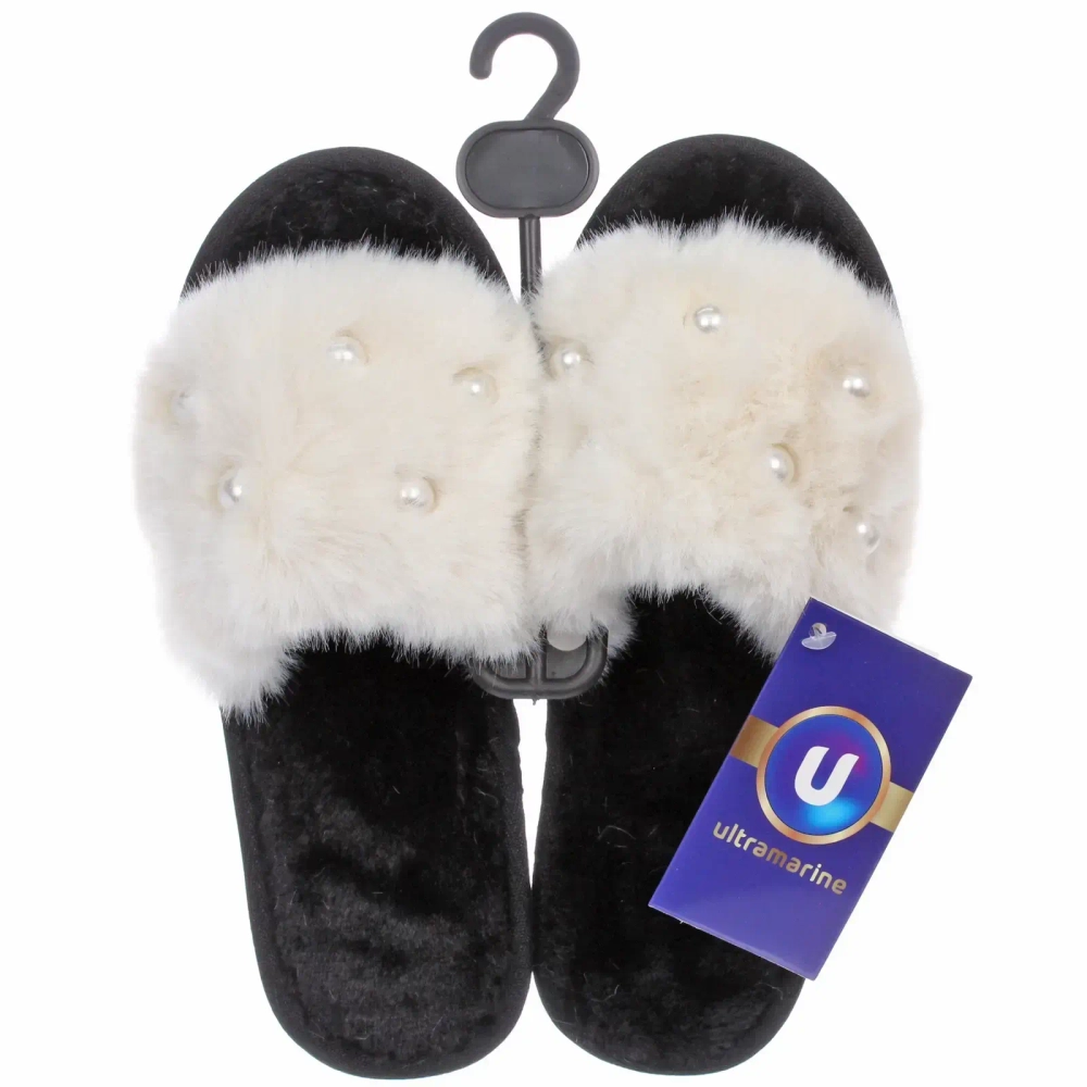 Тапочки женские домашние «DALIA», цвет молочный, р-р 38-39