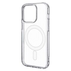 Силиконовый чехол Clear Case с магнитом (MagSafe) для iPhone 15 Pro Max (Прозрачный)