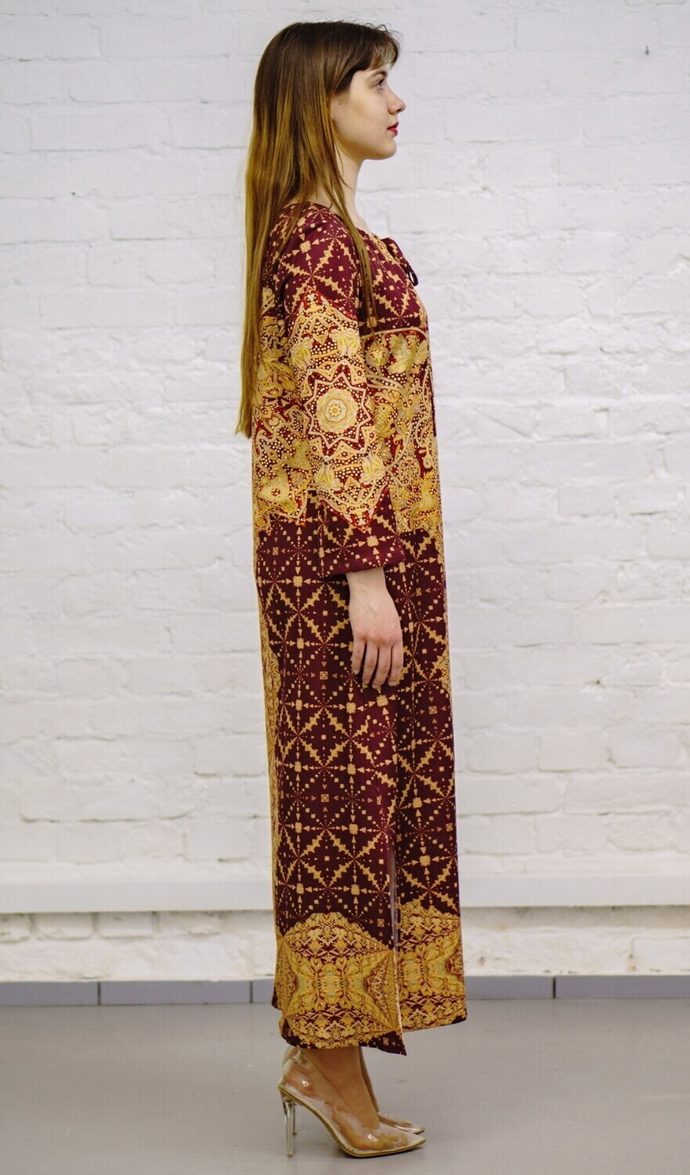 Платье "Золотное 2", по мотивам русского золотного шитья в церковных одеяниях