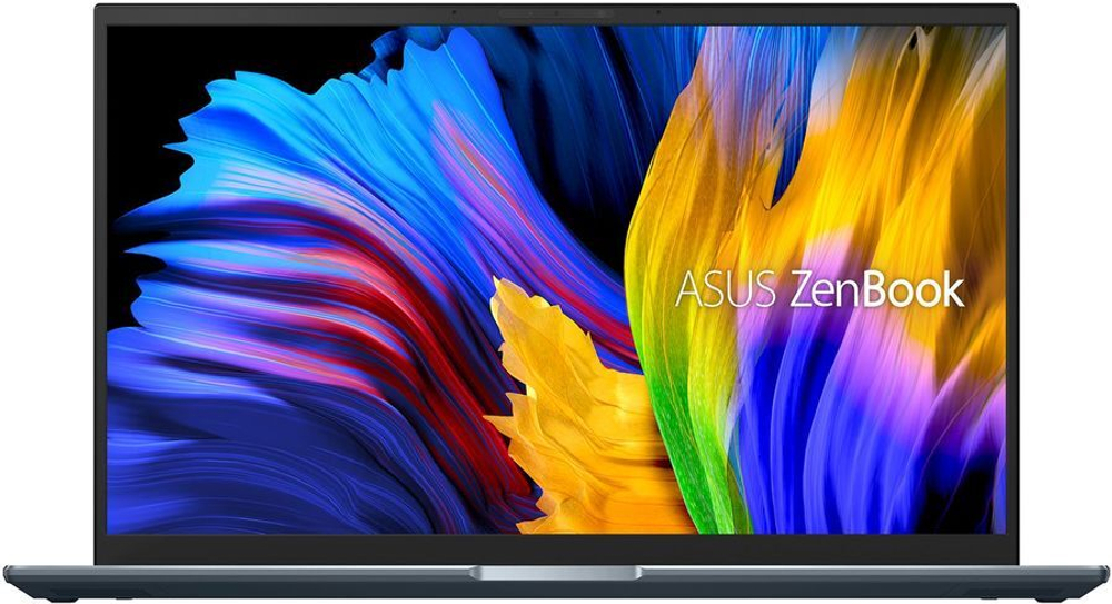 Ноутбук Asus Zenbook Pro 15.6"; UM535QA-KS238 (90NB0UK1-M002S0) Ryzen 7 5800H 16Gb SSD512Gb AMD Radeon 15.6" IPS Touch FHD (1920x1080)  WiFi BT Cam noOS grey