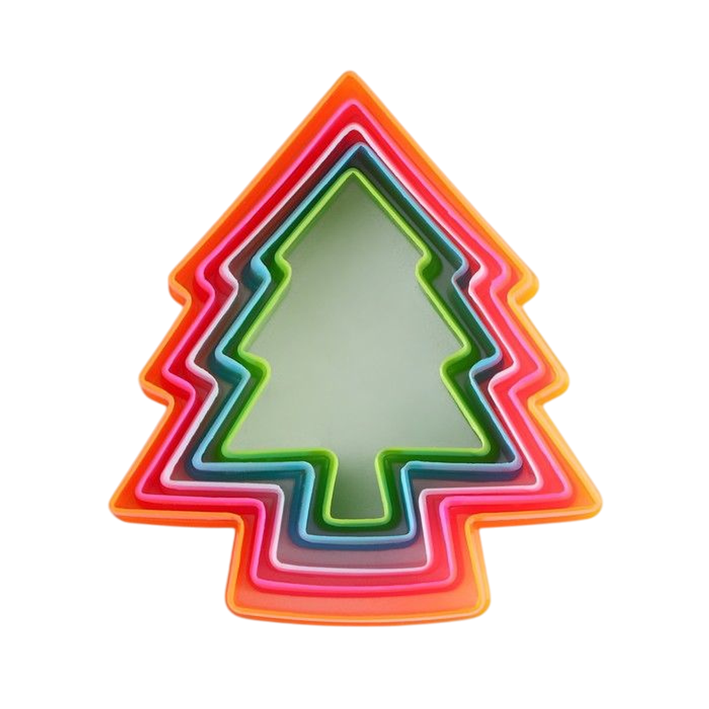 Набор форм для вырезания печенья Доляна «Ёлочка», 5 шт