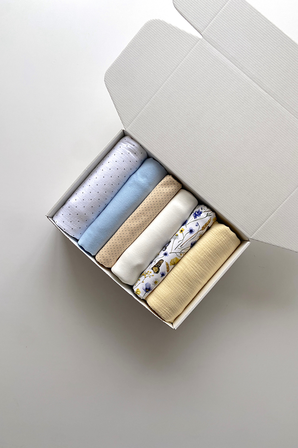 Набор пеленок "Бабочки на лугу XL"