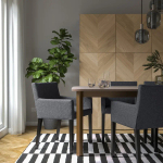 Стул с подлокотниками - MÅRENÄS /MARENAS /IKEA/МАРЕНЭС ИКЕА, 81х59х56 см, серый/черный