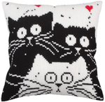 "Влюбленные коты"-5255  подушка