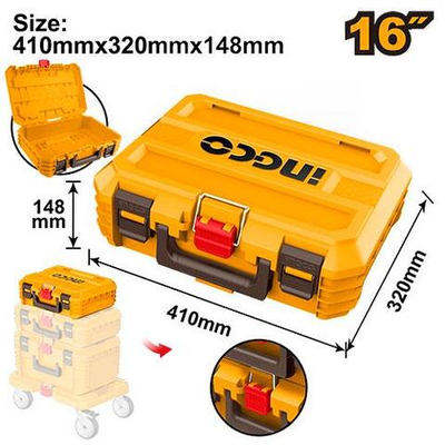 Ящик 16" для инструмента штабелируемый 410х320х148 мм INGCO PBXS101