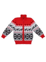 Кофта вязаная на молнии "Северное сияние"