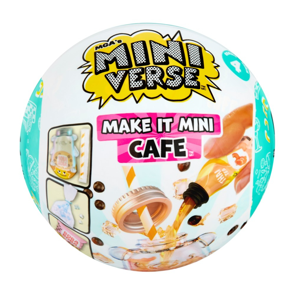 MGA's Miniverse - Мини еда Кафе Шар-сюрприз Make It Mini Cafe 531067