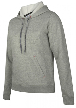Женская теннисная куртка Babolat Exercise Hood Sweat Women - Gray