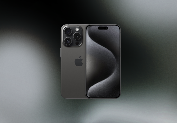 Телефон Apple iPhone 15 Pro 128Gb (Black titanium)