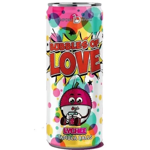 Холодный чай Bubbles of love Личи с желейными шариками, 320 мл