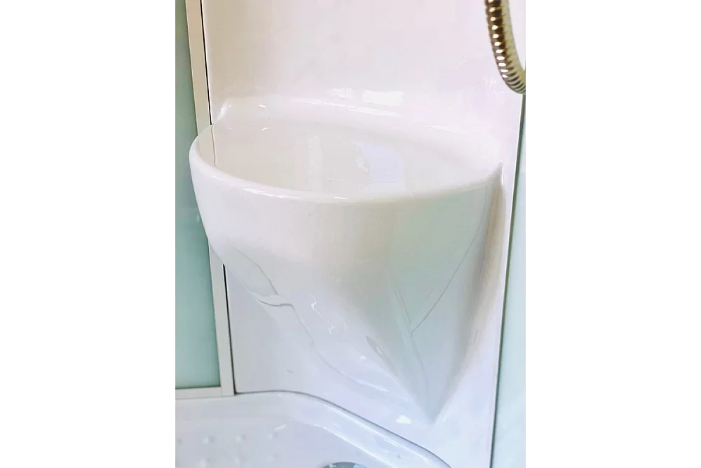Душевая кабина Royal Bath RB90HK6-WT 90x90 профиль белый/стекло прозрачное
