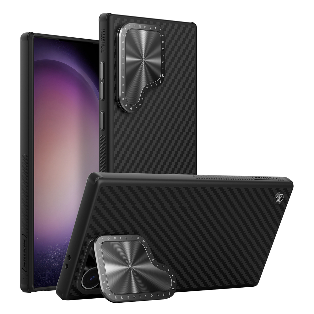 Чехол от Nillkin из арамидного карбона (кевлар) для Samsung Galaxy S24 Ultra, серия CarboProp Case
