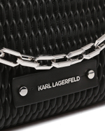 сумка через плечо k/kushion sm quilt Karl Lagerfeld - черный(230W3093)