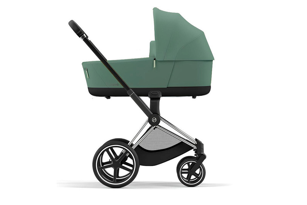 Коляска 2 в 1 Cybex Priam IV Leaf Green, шасси Chrome Black
