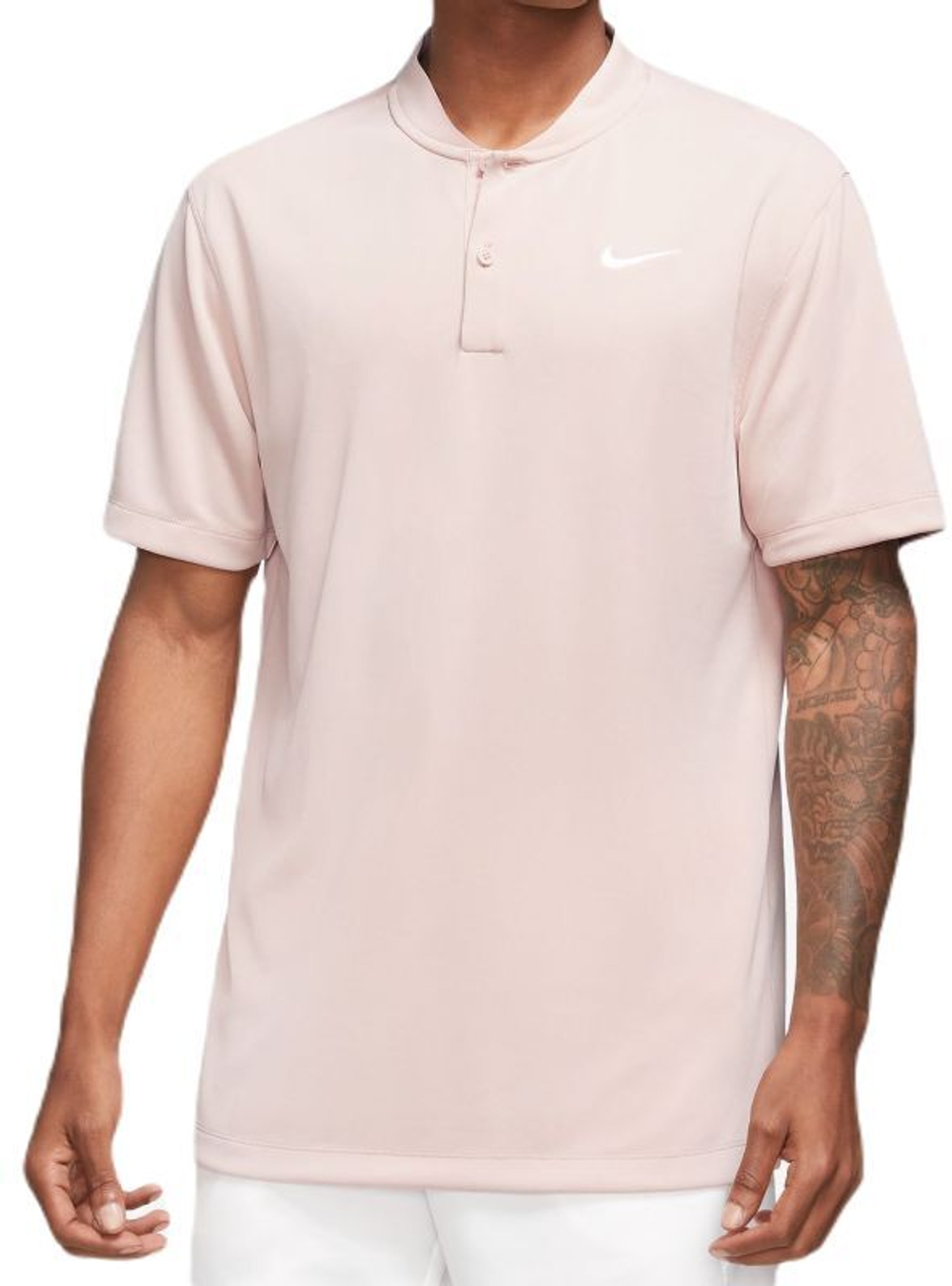 Мужское теннисное поло Nike Court Dri-Fit Blade Solid Polo - Розовый