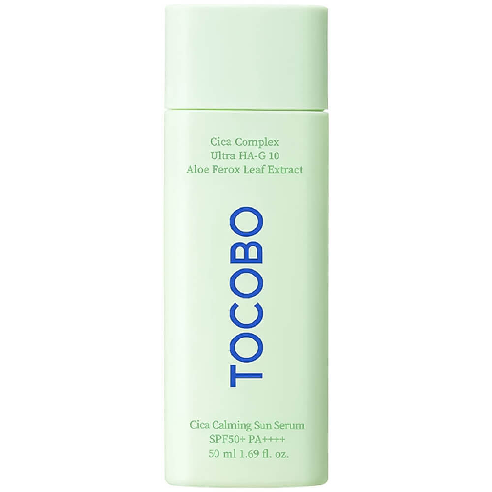 Успокаивающая солнцезащитная сыворотка Tocobo Cica Calming Sun Serum SPF50+ PA++++
