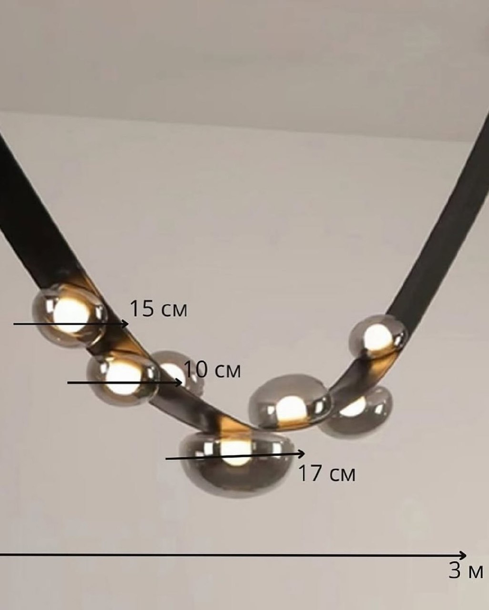 Стильная люстра на кожаном ремешке ✨